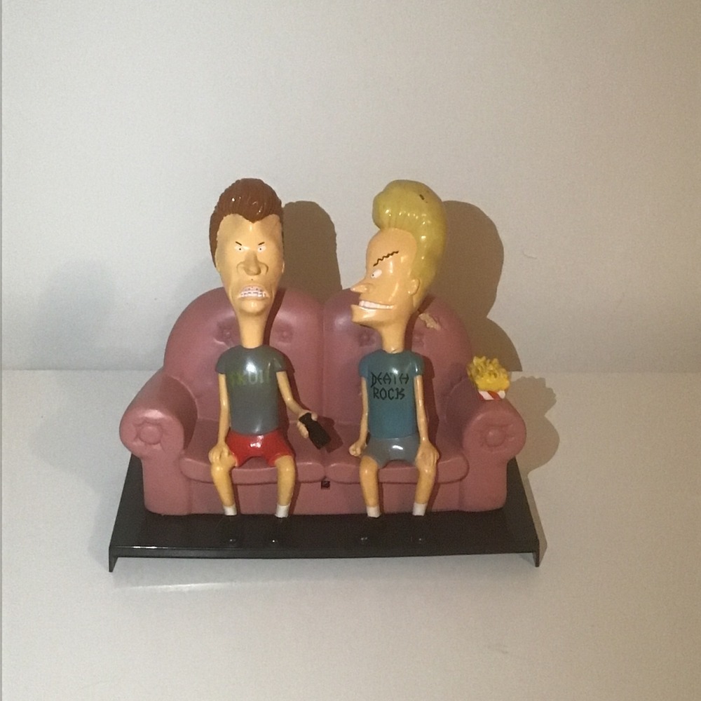 VTG 1996 MTV Beavis & Butt-Head TV Talkers Talking Couch Figure 90s TESTED WORKS
